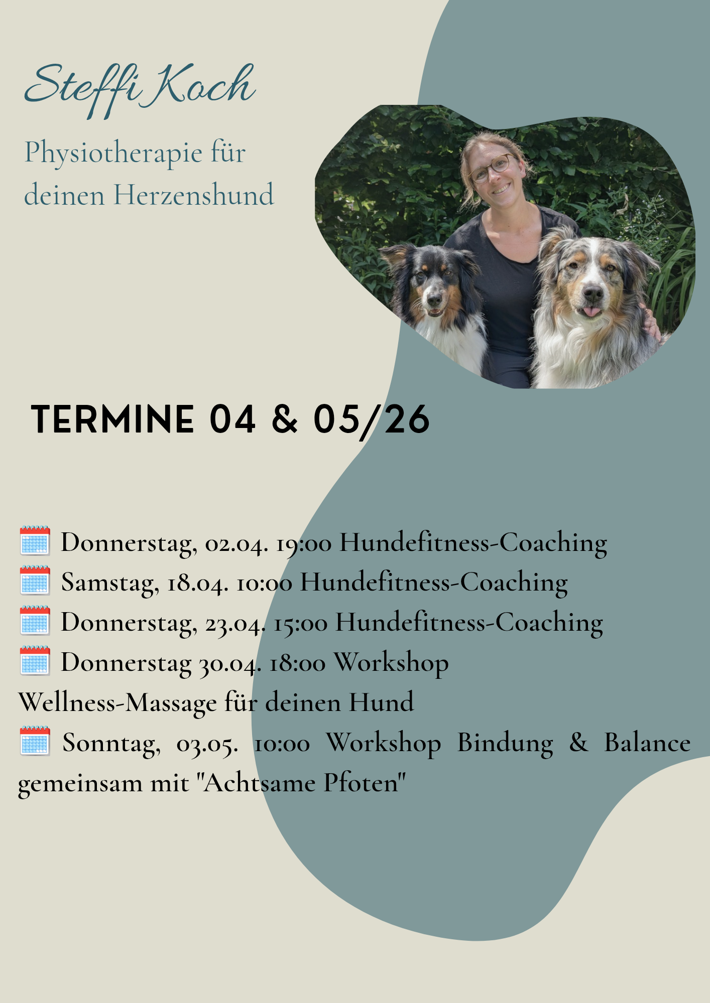 Terminüberblick April & Mai